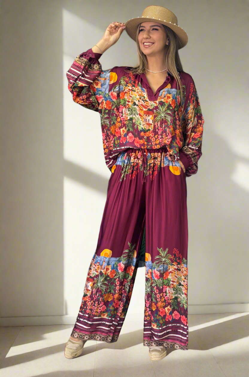 Sicily Bloom Silk Set