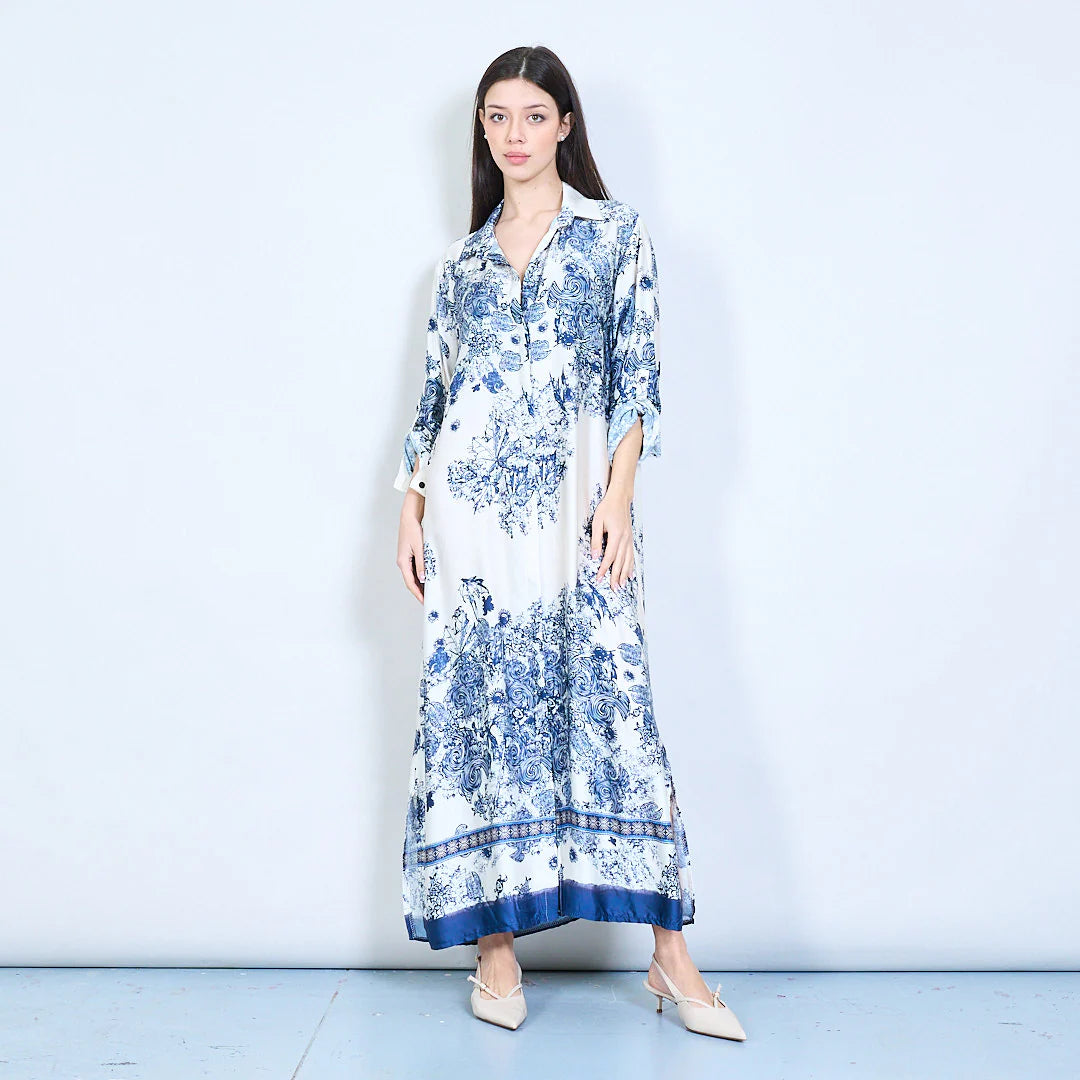 Crema Silk Dress
