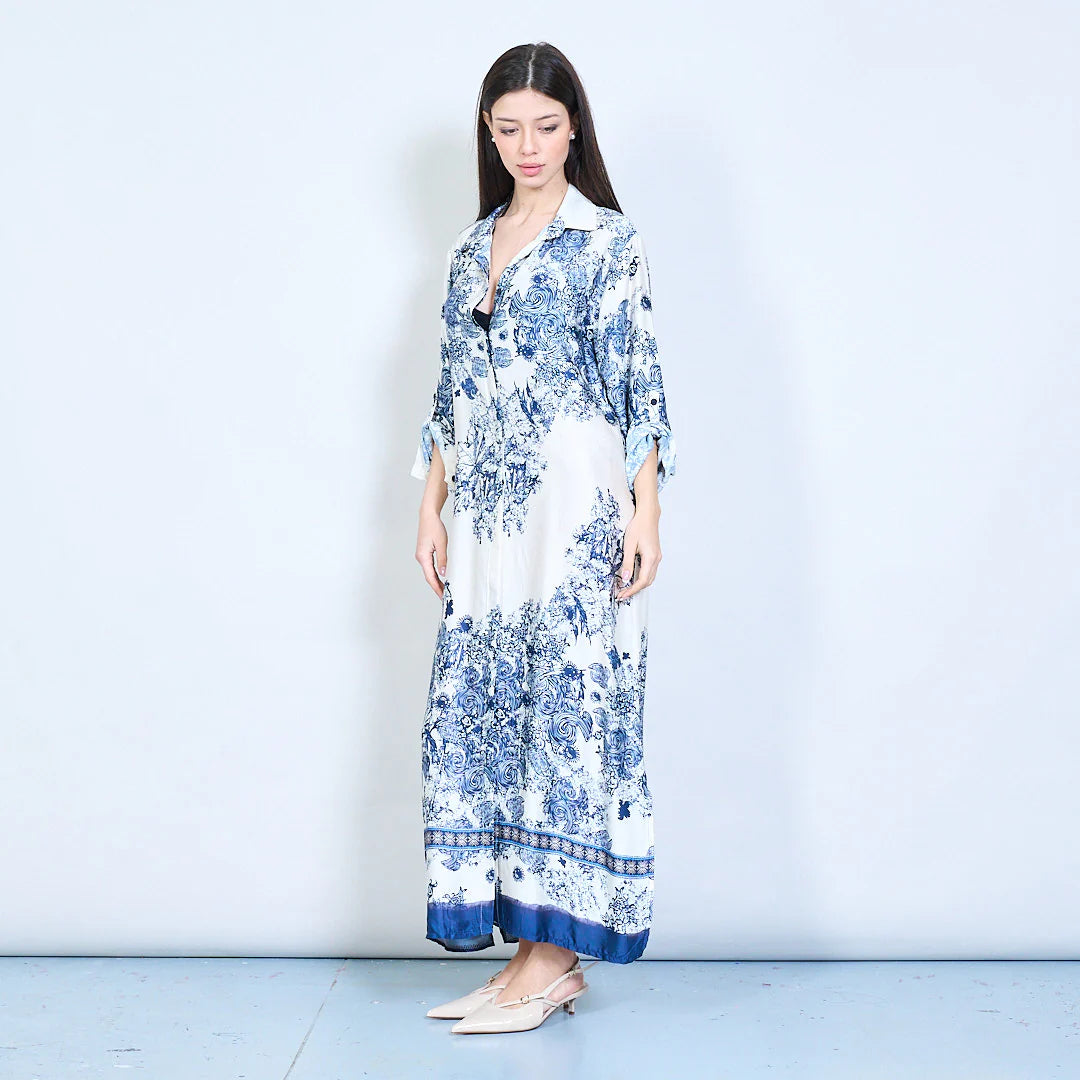 Crema Silk Dress