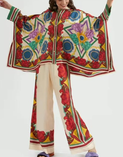 Fiamma Rossa Silk Set