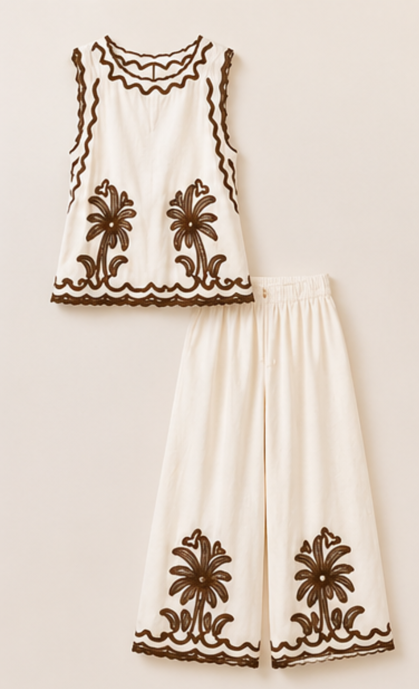Palmiera Linen Set
