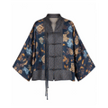 Midnight Garden Mandarin Silk Set