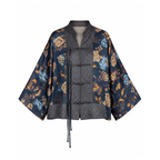 Midnight Garden Mandarin Silk Set