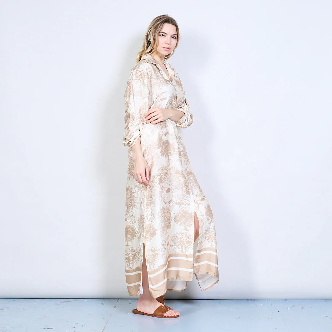 Dream Forest Silk Dress