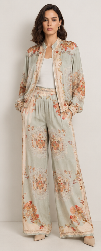 Fiore di Como Bomber Silk Set