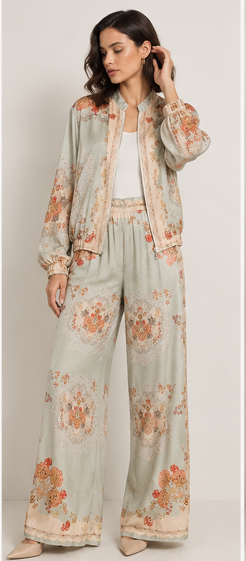 Fiore di Como Bomber Silk Set