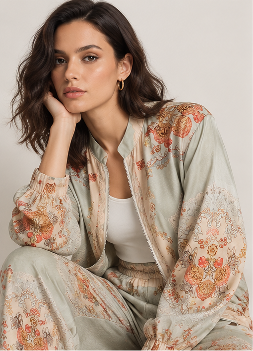 Fiore di Como Bomber Silk Set