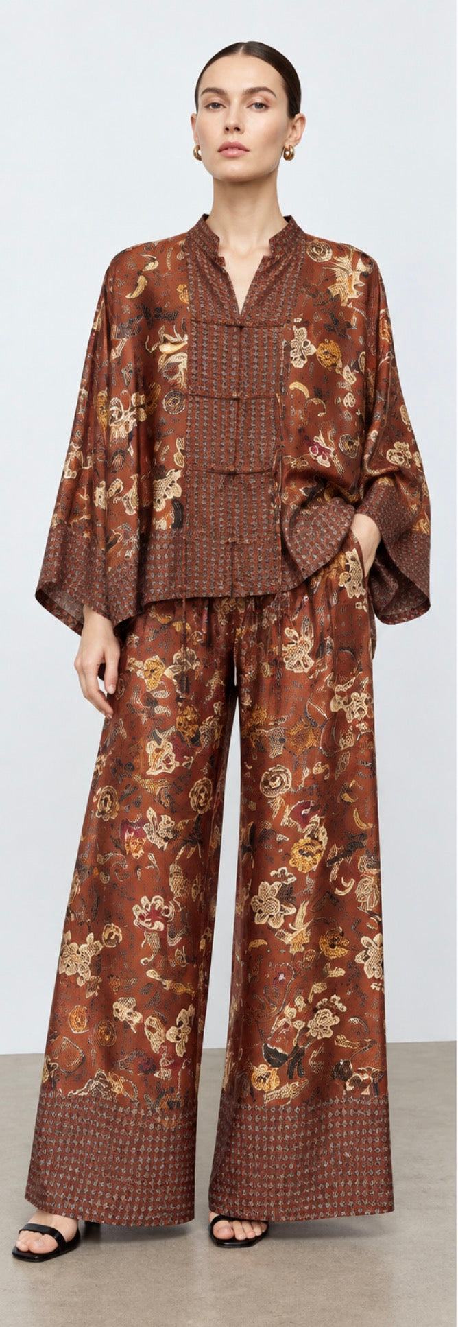 Sienna Sun Mandarin Silk Set