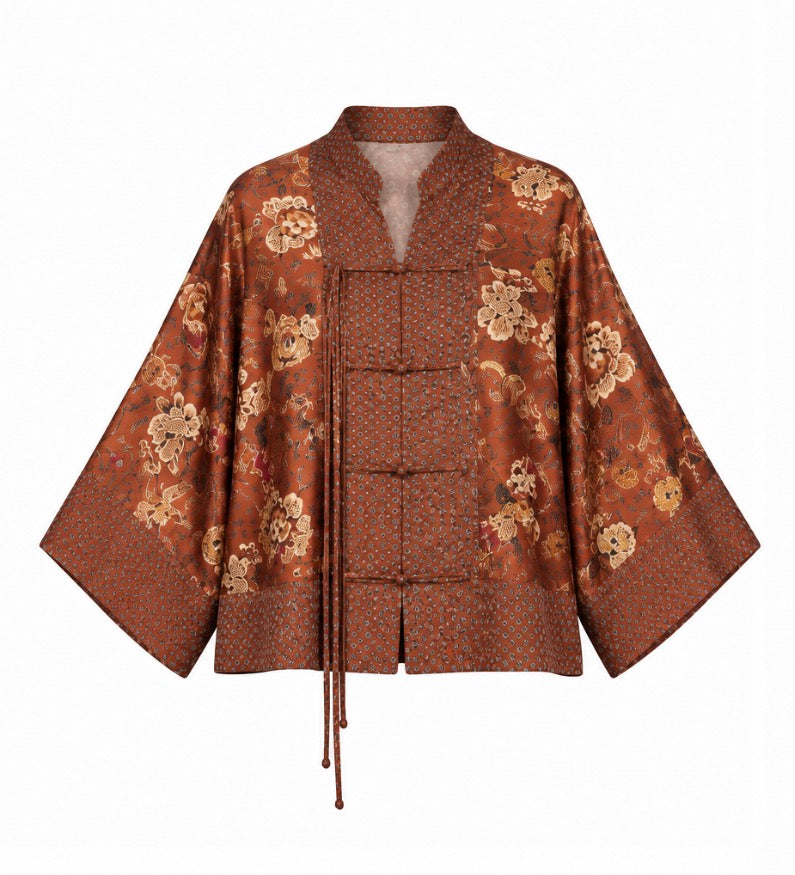 Sienna Sun Mandarin Silk Set