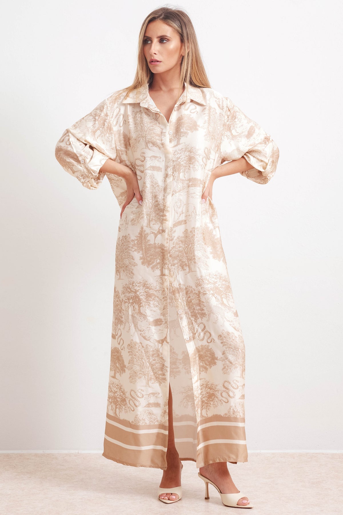Dream Forest Silk Dress