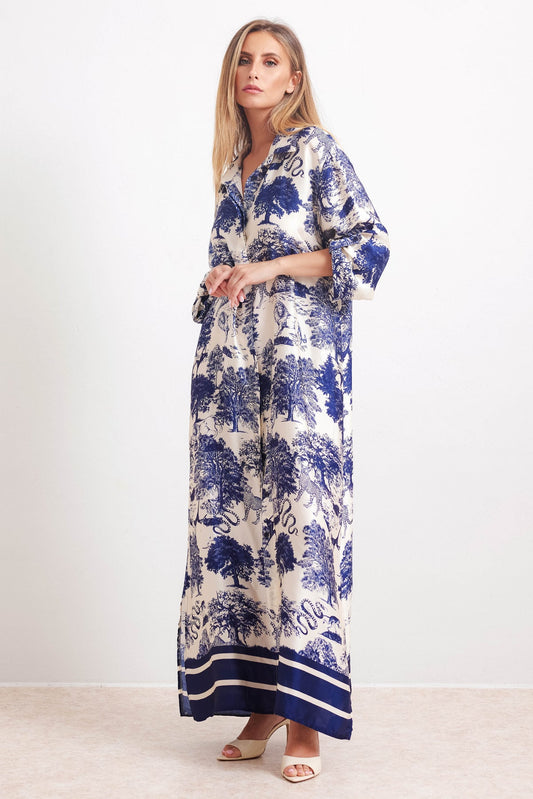 Dream Forest Silk Dress