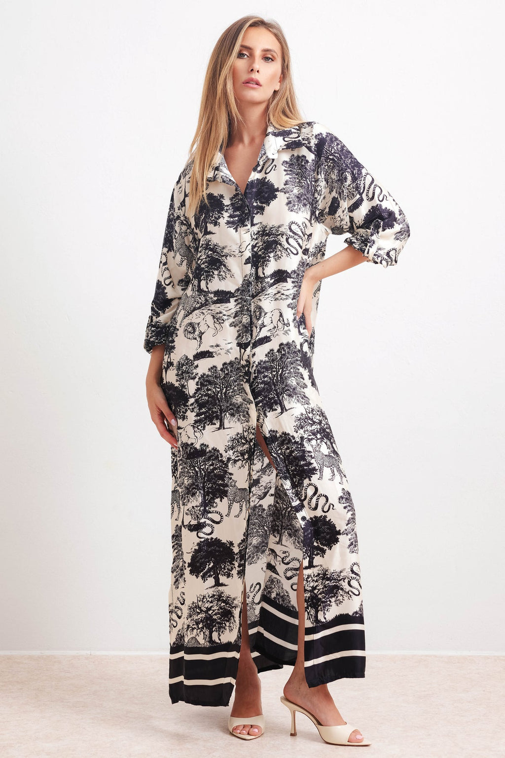 Dream Forest Silk Dress