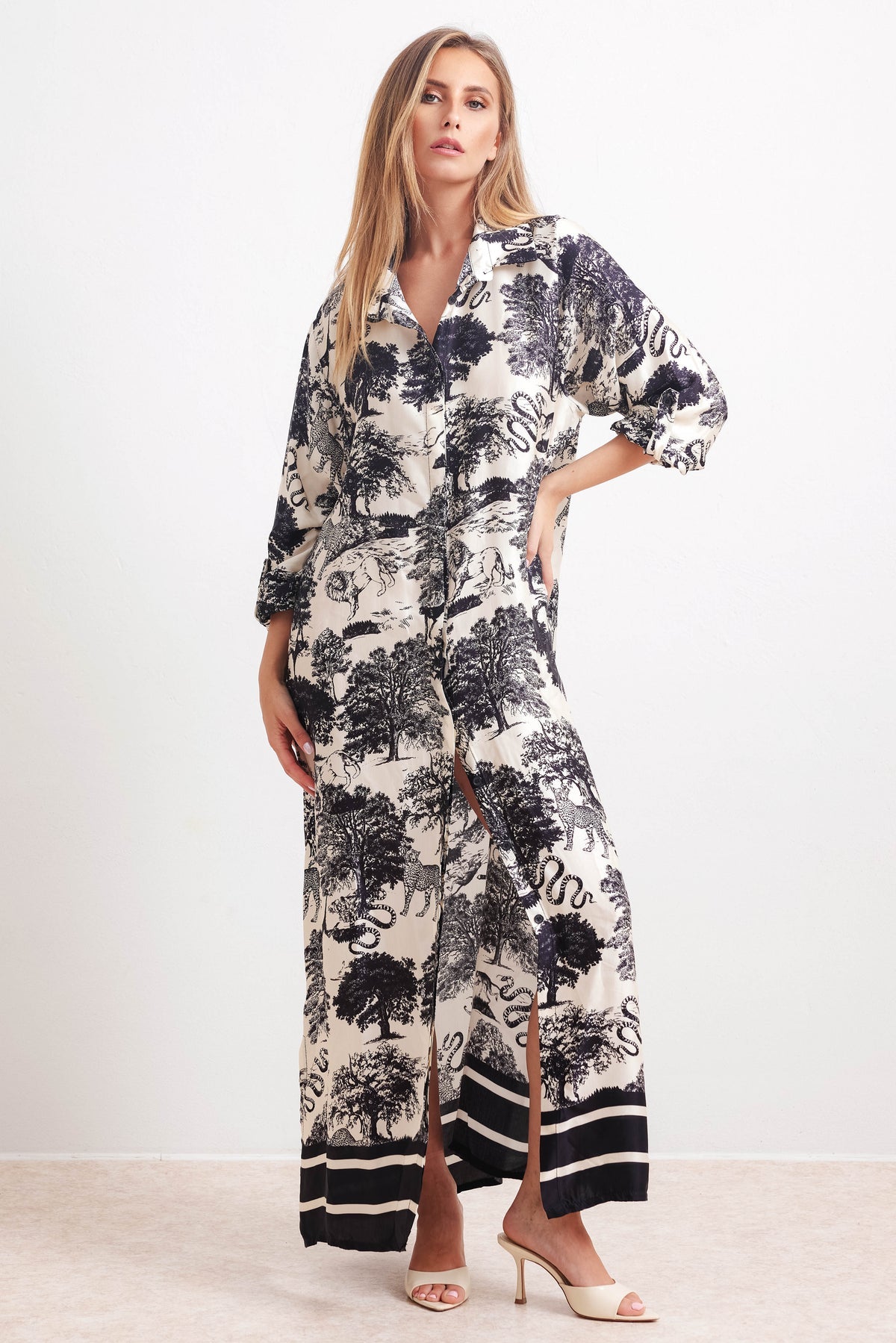 Dream Forest Silk Dress