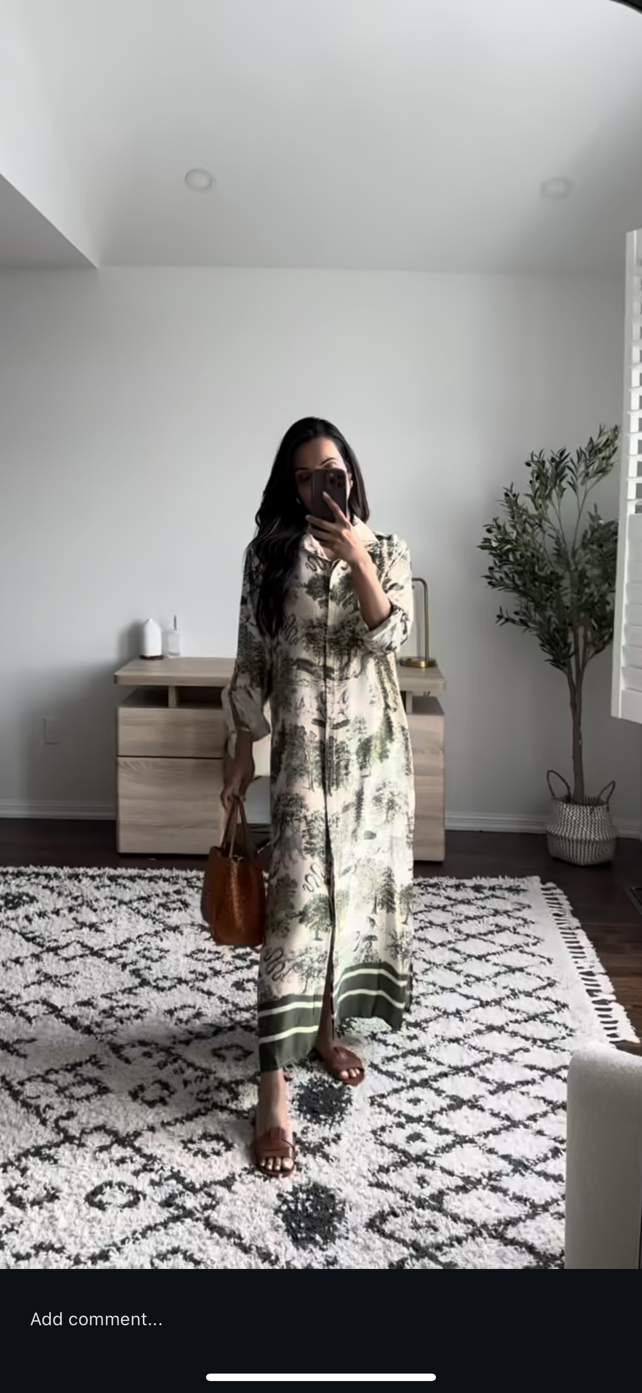 Dream Forest Silk Dress