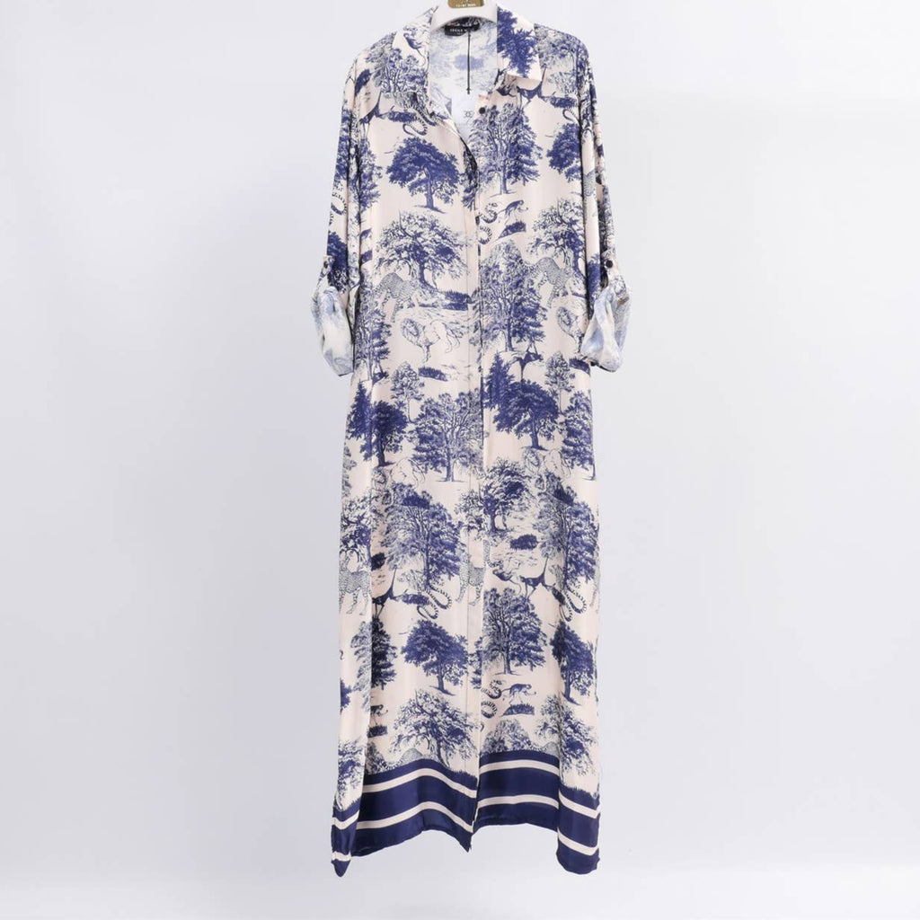 Dream Forest Silk Dress