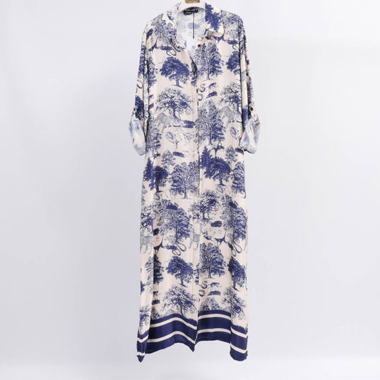 Dream Forest Silk Dress