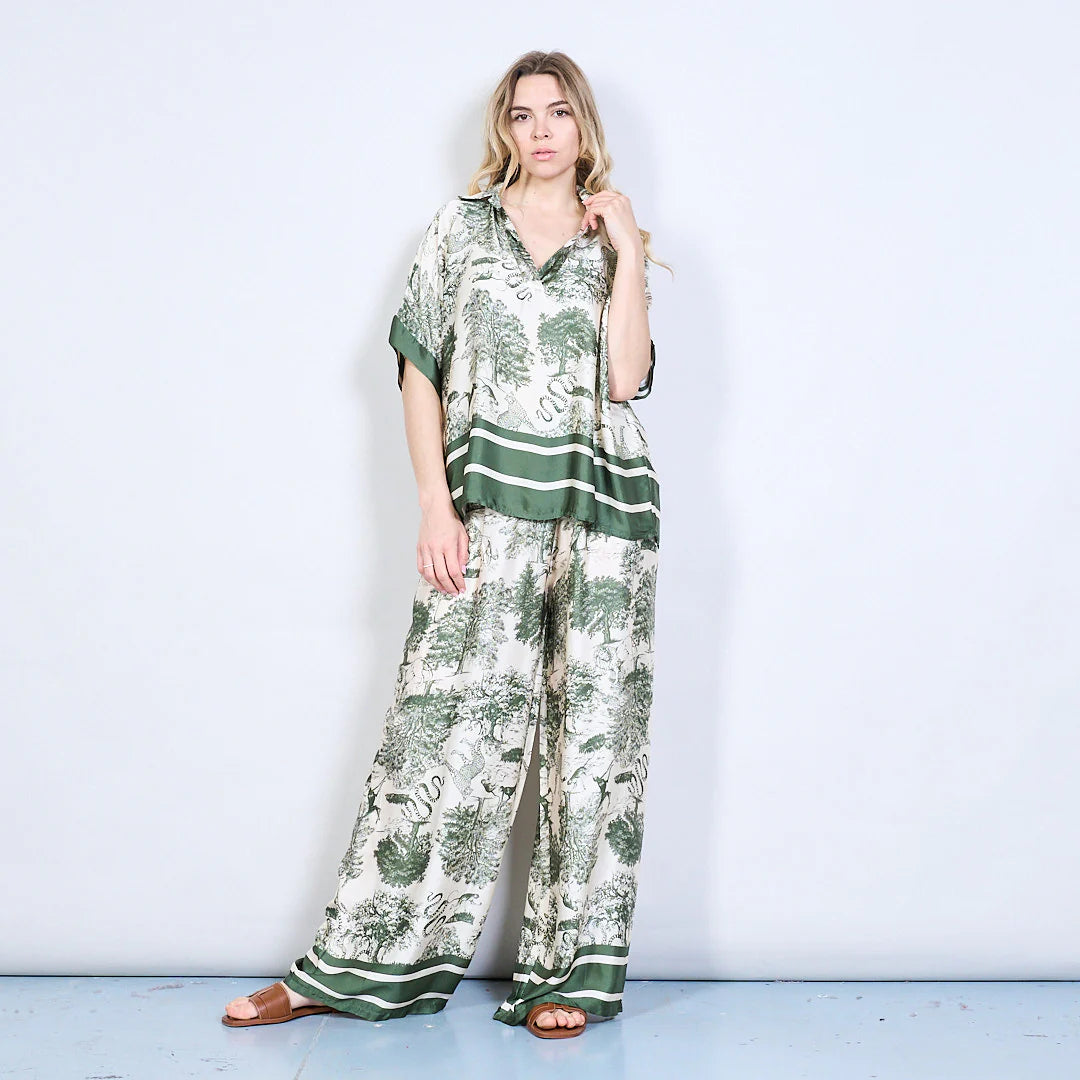 Dream Forest Silk Pant