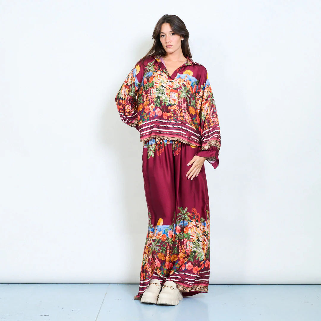 Sicily Bloom Silk Set