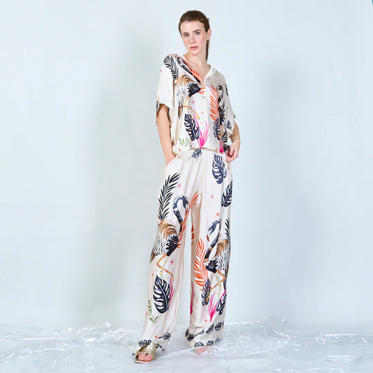 Flamingo Fun Silk Set