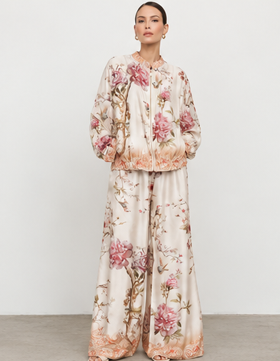 Bianca Giardano Bomber Silk Set