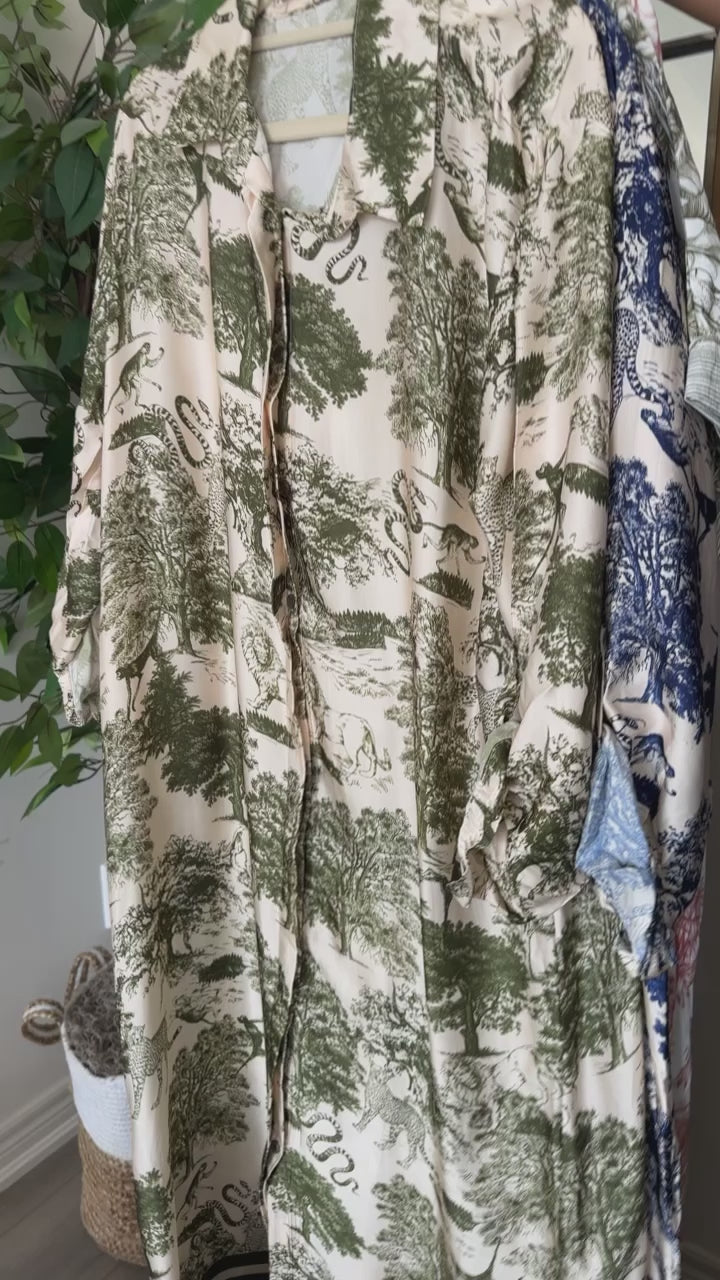 Dream Forest Silk Dress